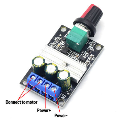 CA-103A PWM DCモータースピードコントローラ 6V 12V 24V 28V 3A スピードスイッチ 1203BK
