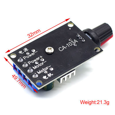 CA-103A PWM DCモータースピードコントローラ 6V 12V 24V 28V 3A スピードスイッチ 1203BK