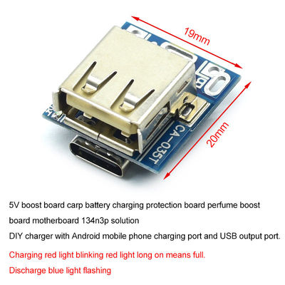 CA-035 5V ブースト ステップアップ パワー モジュール リチウム リポ バッテリー 充電 保護板 LED ディスプレイ USB DIY 充電器