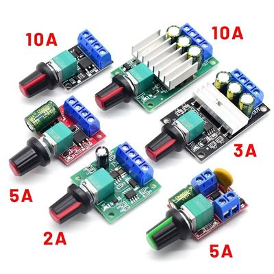 CA-110AS 12V/24V 10A PWM DCモーター速度制御ガバナー ステップレス LEDディマー パワーコントローラー 電圧調節モジュール