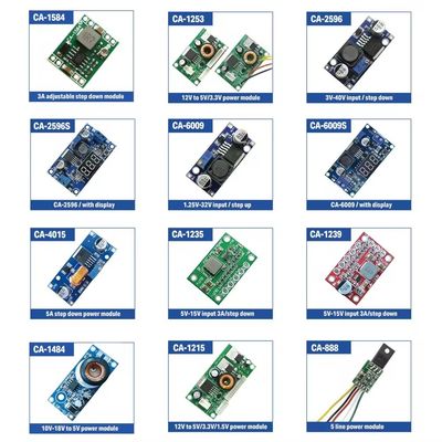 CA-1235 調節可能な3A直流電源変換板 5V-15Vステップダウン電源モジュール