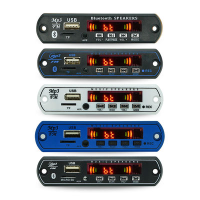 FMラジオ機能 MP3 BTデコーダーボード 無負荷オーディオ読み取り FMフォルダプレーヤー デコーダー