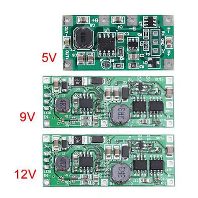 DC 5V 9V 12V 充電 ステップアップブースターモジュール 18650 リチウムバッテリー UPS ウォルテージコンバーター保護
