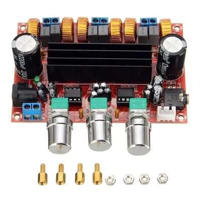 2.1チャネルデジタルアンプボード TPA3116D2チップ 50Wx2出力と12V-24V電源