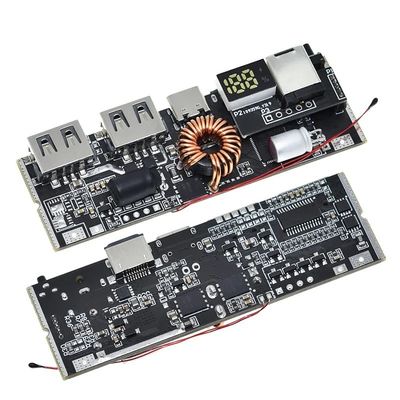 QC4.0 QC3.0 LED デュアル USB PD パワーバンク 18650 温度制御の充電モジュール