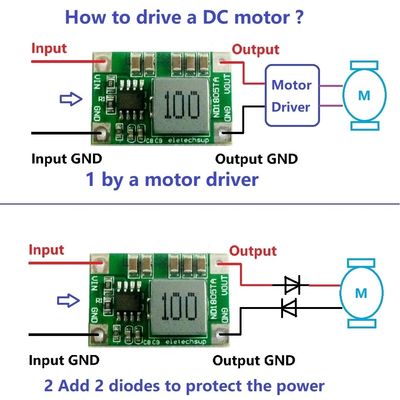 標準的なマウントタイプ DC-DC変換板 4.5V-18Vから3V-6Vの電圧調節