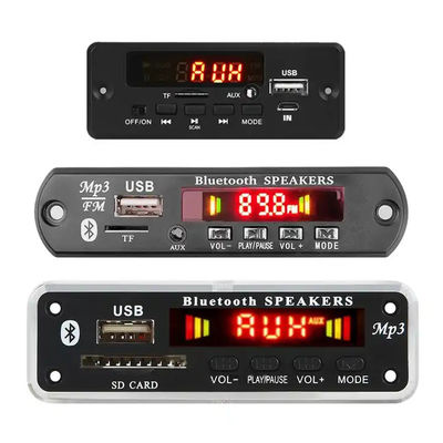MP3 プレイヤー USB モジュール BT 5.0 MP3 解読板 FM AUX ラジオ録音 パワー増幅器