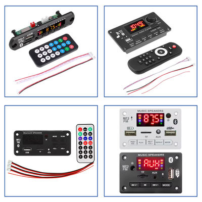 MP3 プレイヤー USB モジュール BT 5.0 MP3 解読板 FM AUX ラジオ録音 パワー増幅器