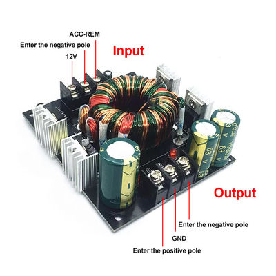 DCからDC変換器 双電源ボード 自動車増幅器 シングル12Vから24V35Vサブウーファーブースター