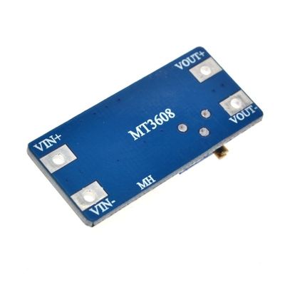 設置タイプ MT3608 2A 2-24V DC-DC ブースト変換ボード 調節可能電源
