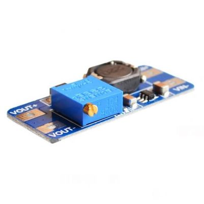 設置タイプ MT3608 2A 2-24V DC-DC ブースト変換ボード 調節可能電源
