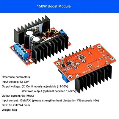 DC-DC 9A 300W バック変換 150W ブースト変換 5-40v から 1.2-35v パワーモジュール ステップダウン変換