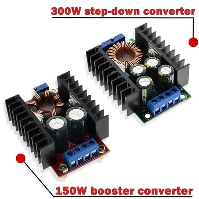 DC-DC 9A 300W バック変換 150W ブースト変換 5-40v から 1.2-35v パワーモジュール ステップダウン変換