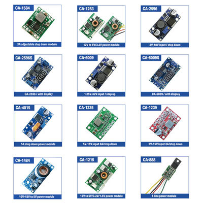DC-DC ステップダウン電源モジュール LM2596S 工業用用4.0-40〜1.3-37V