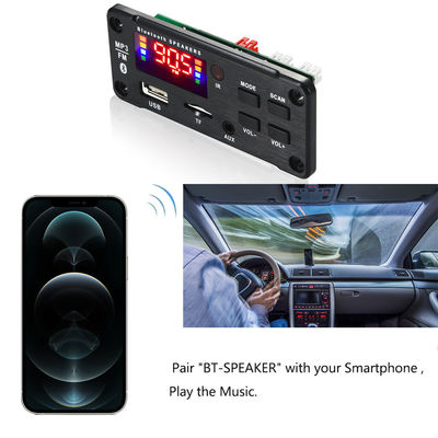 50WBluetooth 5.0カーオーディオアンプモジュール,USB TF FMラジオと5.0チャンネル
