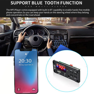 50WBluetooth 5.0カーオーディオアンプモジュール,USB TF FMラジオと5.0チャンネル