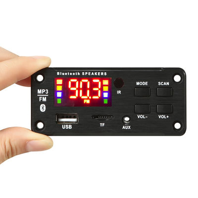 50WBluetooth 5.0カーオーディオアンプモジュール,USB TF FMラジオと5.0チャンネル