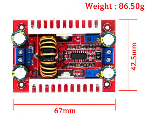 3-5V DC 400W 15A ステップアップ LED ドライバー 充電器 電源 モジュール
