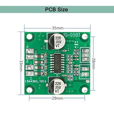 ミニアンプ 2*40W DC 5V-26V パワーアンプ モジュール 受信機 アンプボード