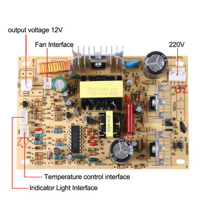 AC220VからDC12Vの水分配給器 交換電源ボード変換器 冷却回路