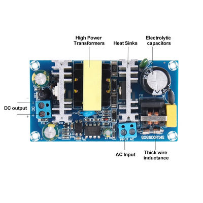 産業用制御システム用 24V 50W スイッチング電源ボード AD-DC 電源モジュール