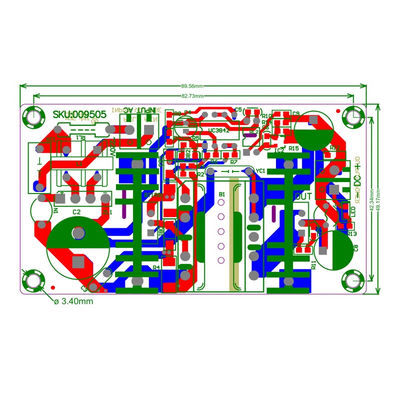 産業用制御システム用 24V 50W スイッチング電源ボード AD-DC 電源モジュール