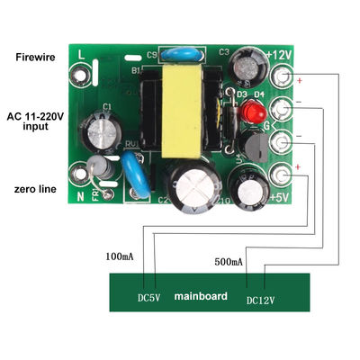 標準設置タイプ AC-DC 110-220V スイッチング電源モジュール 6W出力