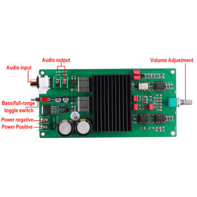 600WのデジタルアンプボードとTPA3255チップ 2.0チャネルプロオーディオシステム
