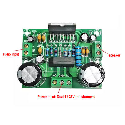 100W モノアンプボード TDA7293 2チャネル用ダブルAC12-32V超幅電源0
