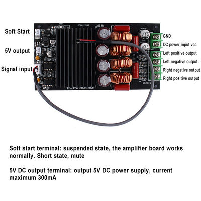 HIFI受信機とアンプモジュールの300W 双チャンネル2.0 デジタルアンプボード
