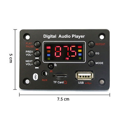 USB FM ラジオ 音声レコーダー 機能付きのBLUTOOTH MP3 解読板 WAV 使用と画面をサポートします