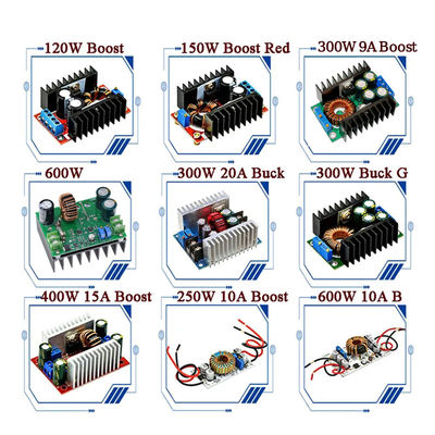 ネットワーク標準150Wブーストコンバーター 10-32Vから12-35V ステップアップ電圧充電機モジュール