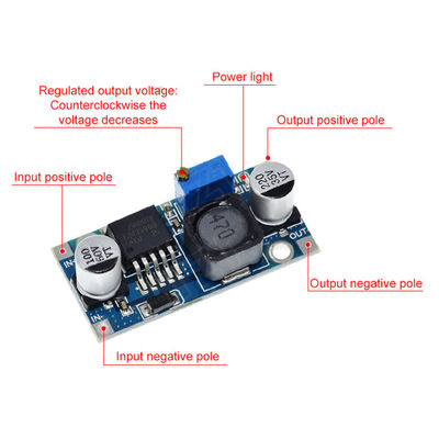 調節可能電圧調節器 LM2596S ステップダウン電源のためのDC-DC変換板