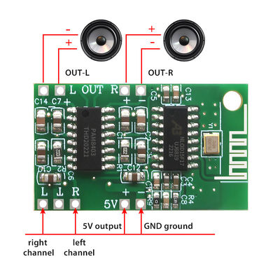 5V デジタルオーディオ パワーアンプとBluetooth 5.0とPAM8403 チップセット Dクラスアンプモジュール
