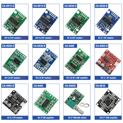 1チャネルCA-6912 BTオーディオモジュール 12V DCスピーカーアンプボードデジタル出力