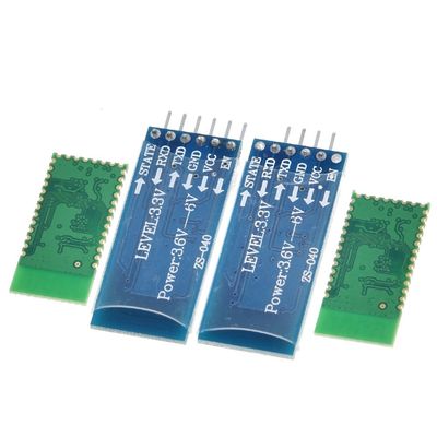 無線BluetoothモジュールHC-05HC-06RFトランシーバー 2.4G周波数3.3VTTLレベルと10メートル範囲UART変換器