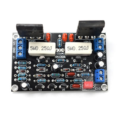 100W DC 35V C1-001 モノチャネル HIFIオーディオアンプボード 2SC5200 2SA1943チューブ