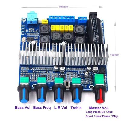CA-3169B 2.1チャネルオーディオパワーアンプボード,高フィデリティサウンドとコンパクトな100x75x30mmデザイン