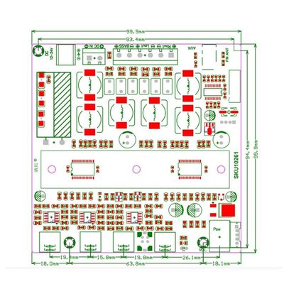 CA-3169B 2.1チャネルオーディオパワーアンプボード,高フィデリティサウンドとコンパクトな100x75x30mmデザイン
