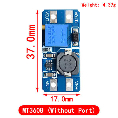 Creatall MT3608 DC-DCブーストモジュール 2A ブーストボード 入力電圧 2-24V 出力電圧 30V