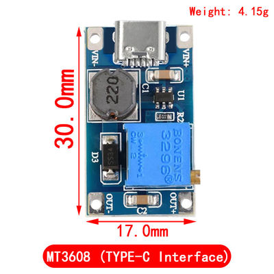 Creatall MT3608 DC-DCブーストモジュール 2A ブーストボード 入力電圧 2-24V 出力電圧 30V