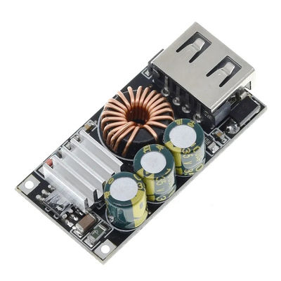 QC3.0 DIY 急速充電板と24Wの電源で緊急携帯電話充電
