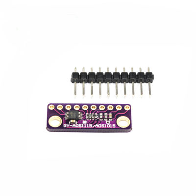 ADS1115 ADS1015 16 ビット ADC 4 チャネル モジュール プログラム可能な増幅器 2.0V から 5.5V 100% オリジナル