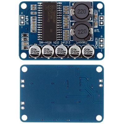 35W デジタルパワーアンプモジュール TDA8932 オーディオボード DC 10-30V 動作電圧と高効率