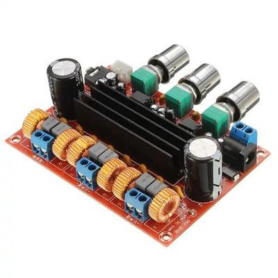 50Wx2 2.1チャネル TPA3116D2オーディオアンプモジュール DC12-24V入力 XH-M139デジタル