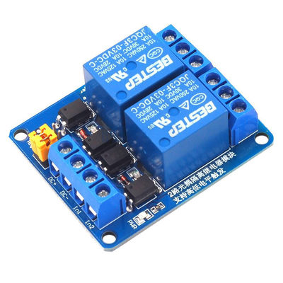 2チャネルリレーモジュール 双光連結器隔離 3.3V 5V 12V 24V電源モジュール