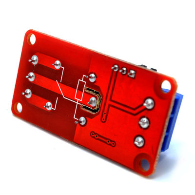 コンタクトロード 12V 1チャネルリレーモジュール,赤色PCBボードのオプトコップラー隔離