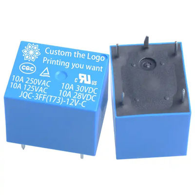 PCB ミニ電磁レ T73 パワー 10A 10amp 1 Co Dc 5V 12V 24 24V 24vdc 4ピン 5ピン 5ピン