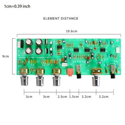 ダブル12V線形AA級音回路と等音量スイッチ付きのダブルACシリーズ電源増幅器ボードプレアンプDX338A