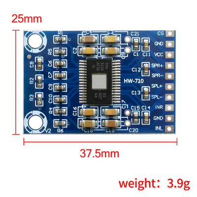 TPA3116D2 チップデジタルアンプボード、50W+50W 出力および 12V-24V DC 電源付き